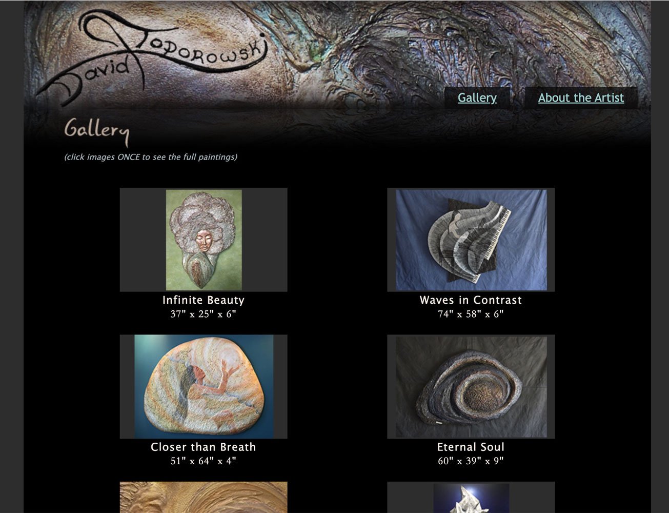 Lois Reed Designs, custom websites
